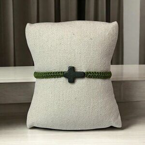 Braided Cross Adjustable Bracelet